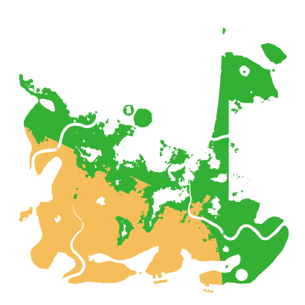 Biome Rust Map: Procedural Map, Size: 4500, Seed: 1400490522