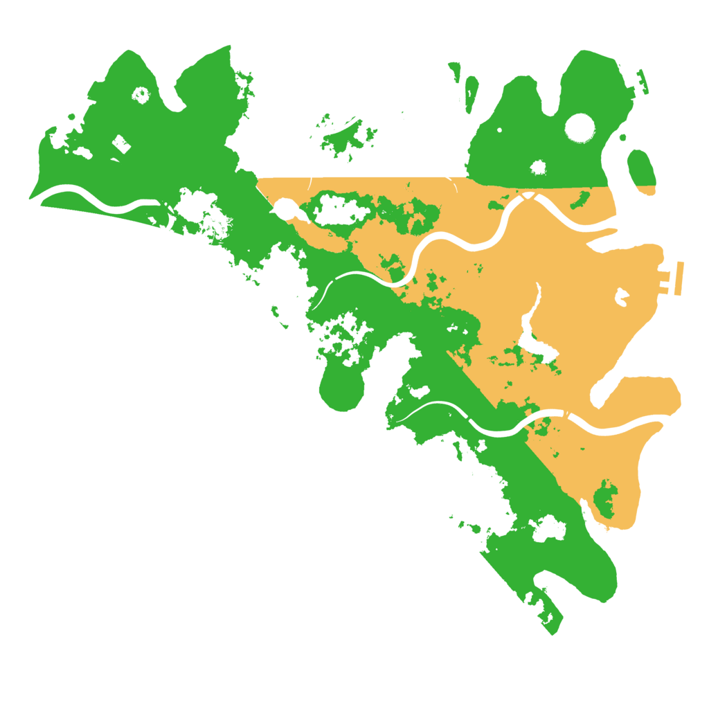 Biome Rust Map: Procedural Map, Size: 4250, Seed: 1166759348