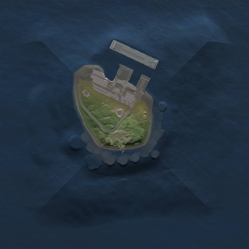 Rust Map: Procedural Map, Size: 1000, Seed: 471329902, 2 Monuments