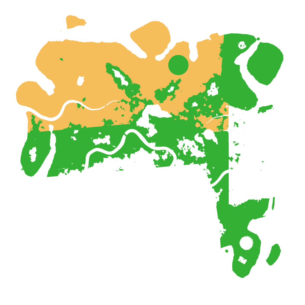 Biome Rust Map: Procedural Map, Size: 4000, Seed: 20020
