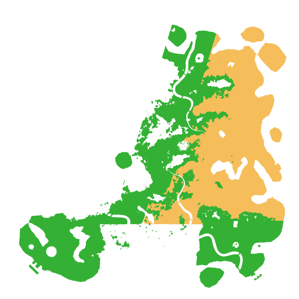 Biome Rust Map: Procedural Map, Size: 5000, Seed: 78253212