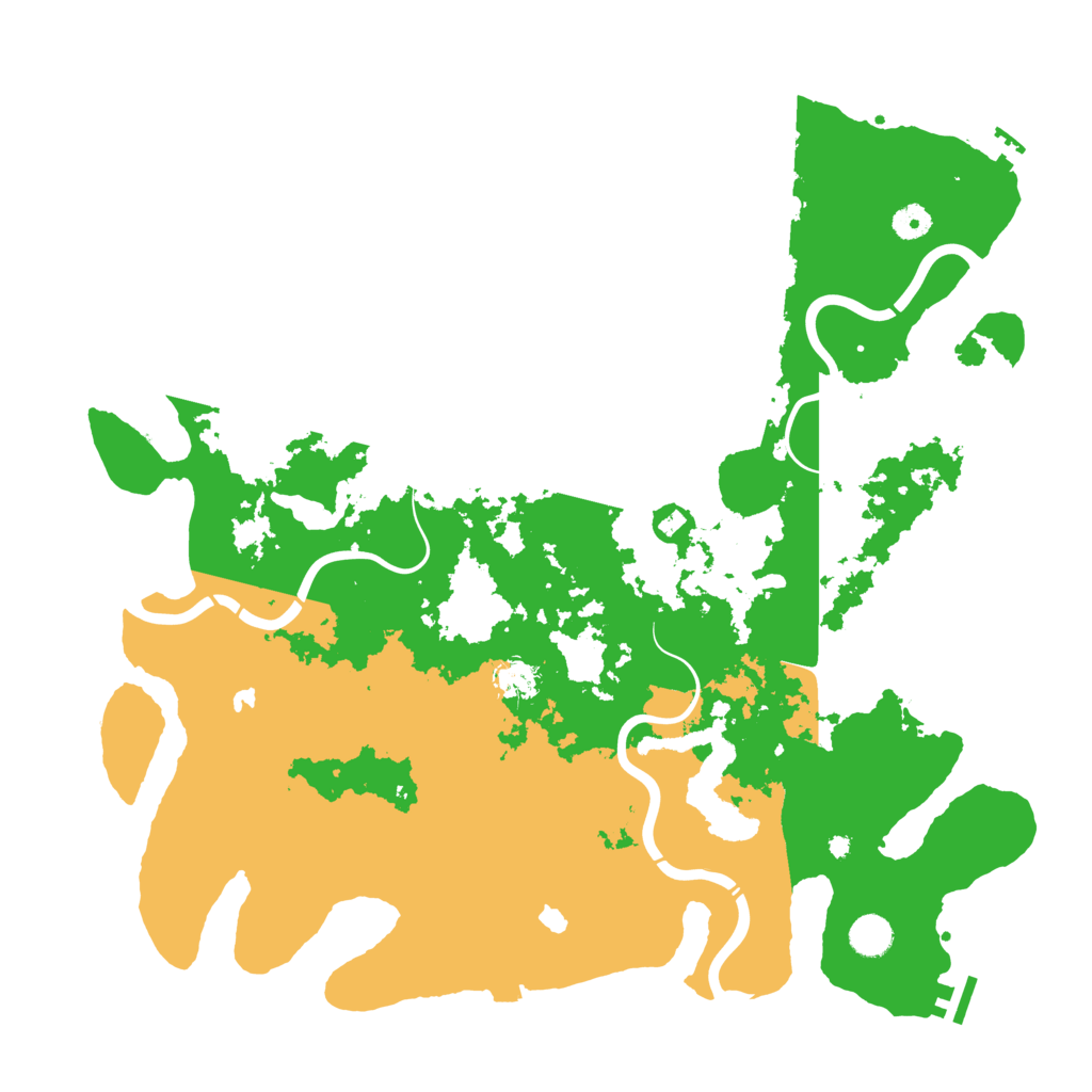 Biome Rust Map: Procedural Map, Size: 4500, Seed: 1400670974