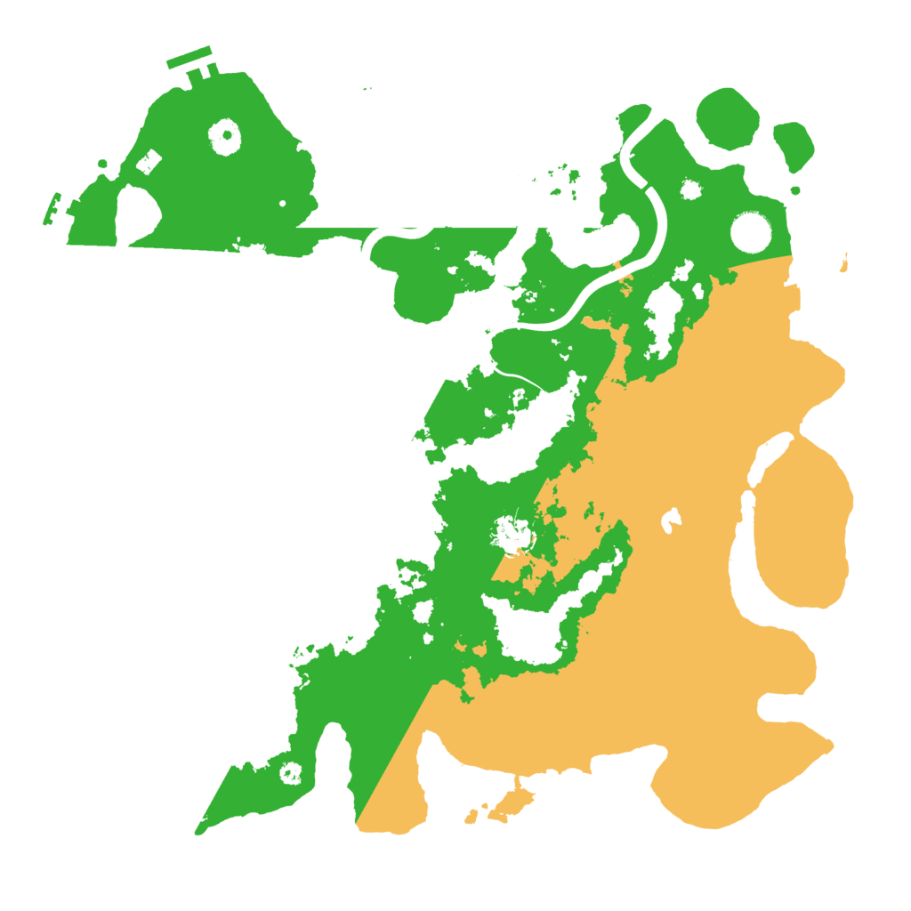 Biome Rust Map: Procedural Map, Size: 4000, Seed: 1149312727
