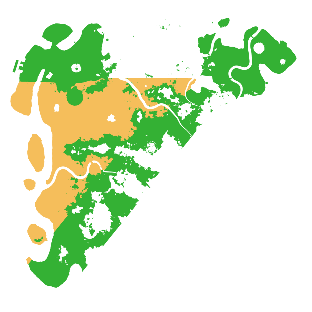 Biome Rust Map: Procedural Map, Size: 5000, Seed: 739966351