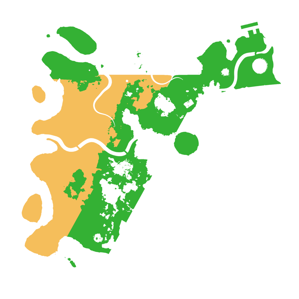 Biome Rust Map: Procedural Map, Size: 3500, Seed: 1347027851