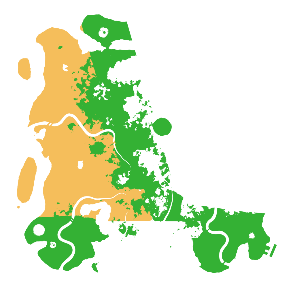Biome Rust Map: Procedural Map, Size: 4500, Seed: 934283