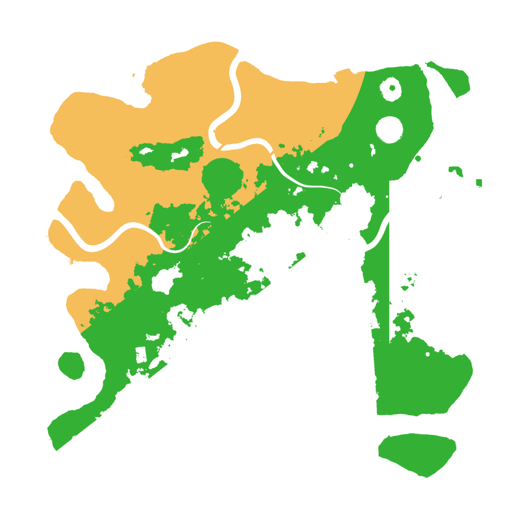 Biome Rust Map: Procedural Map, Size: 3500, Seed: 1627887240