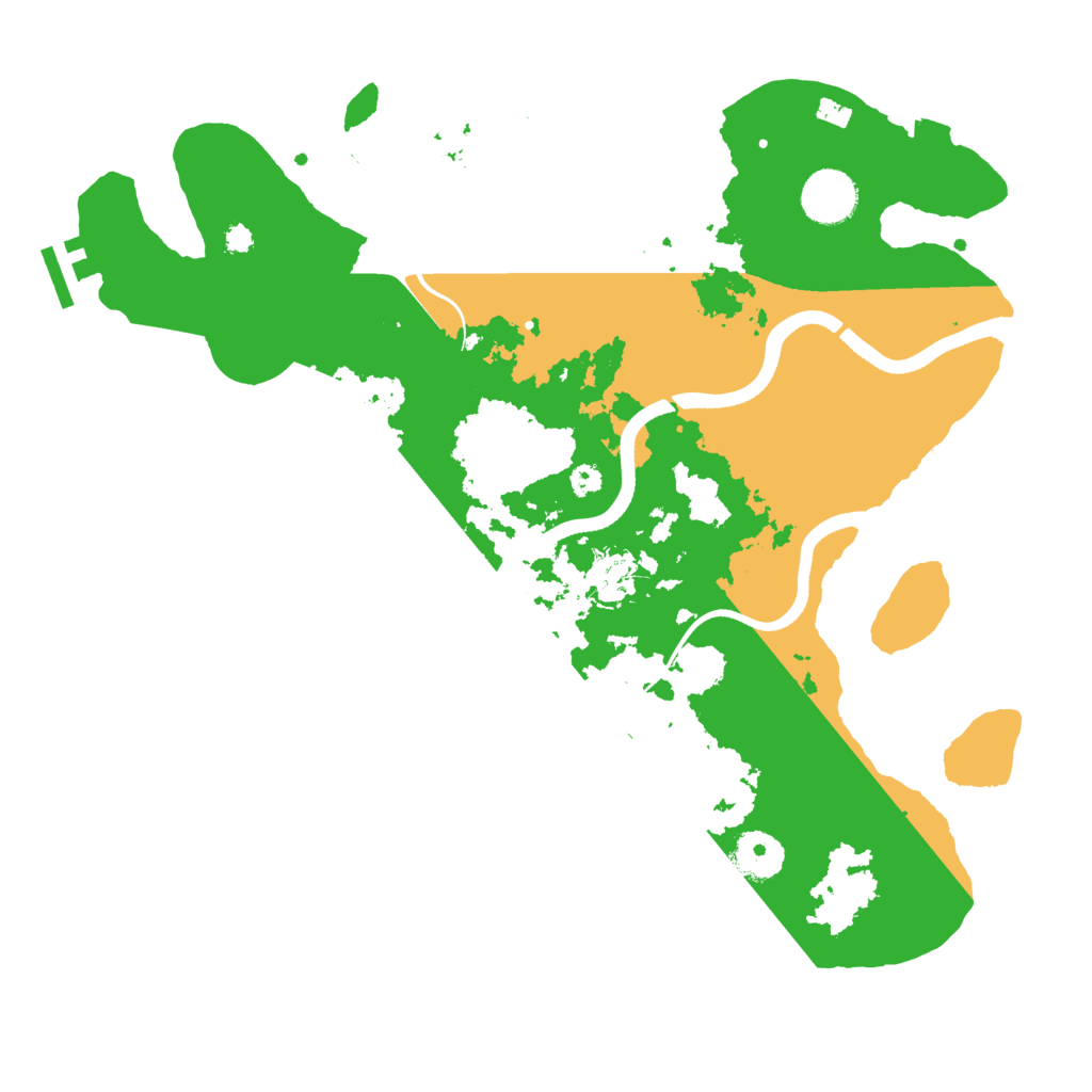 Biome Rust Map: Procedural Map, Size: 3500, Seed: 839972755