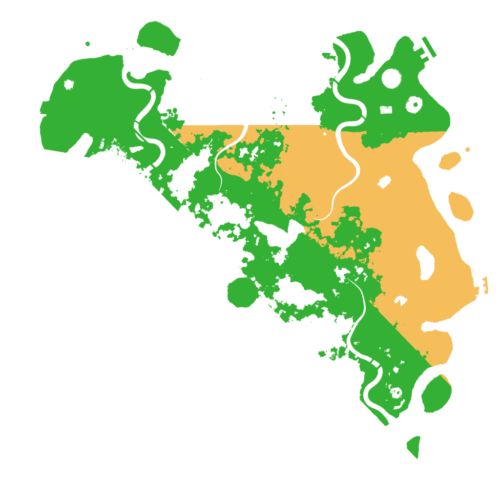 Biome Rust Map: Procedural Map, Size: 4500, Seed: 847534370