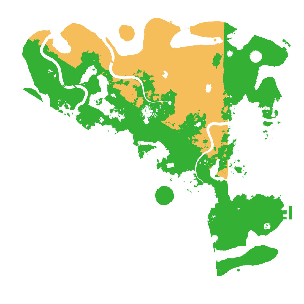 Biome Rust Map: Procedural Map, Size: 4500, Seed: 987662216