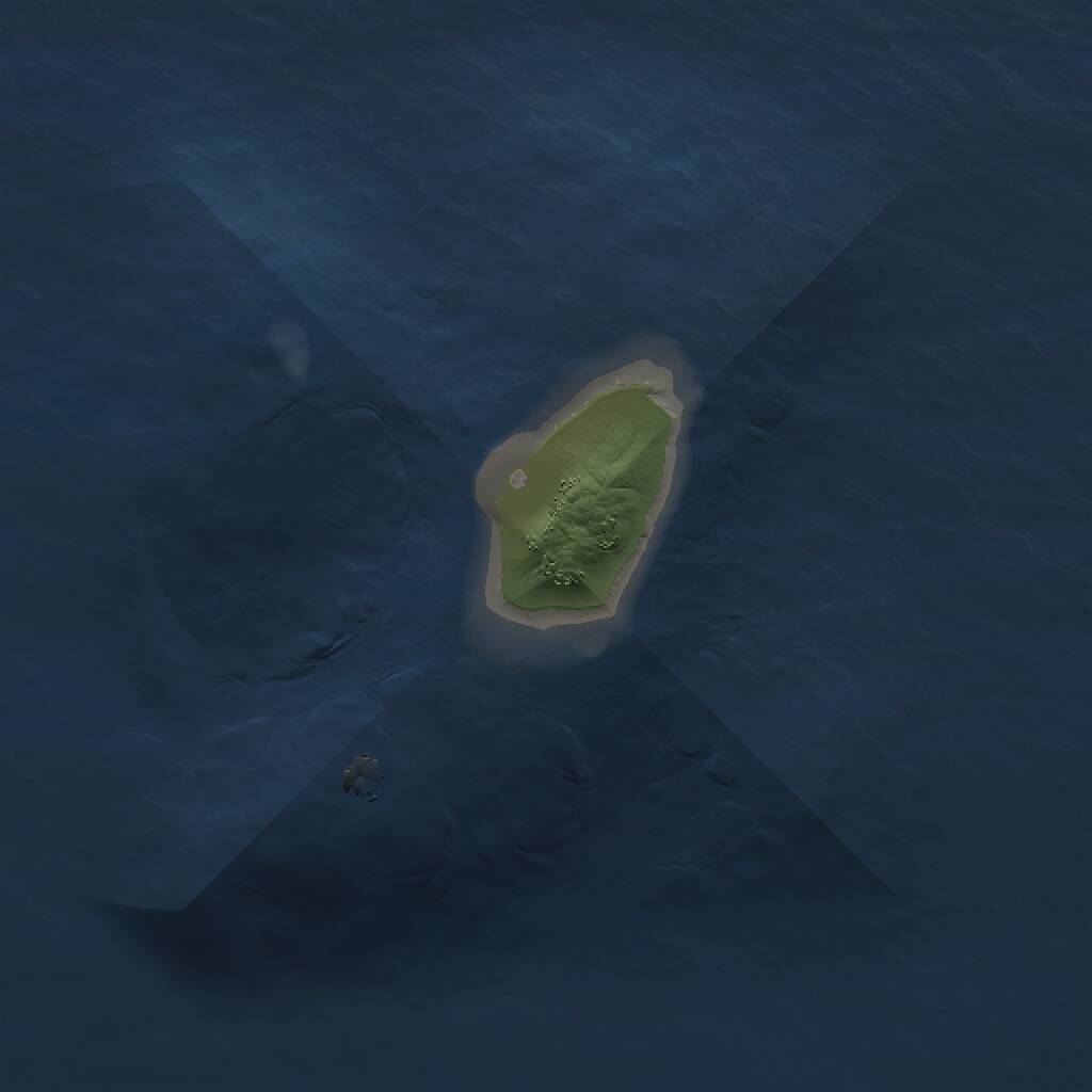 Rust Map: Procedural Map, Size: 1000, Seed: 411978383, 1 Monuments