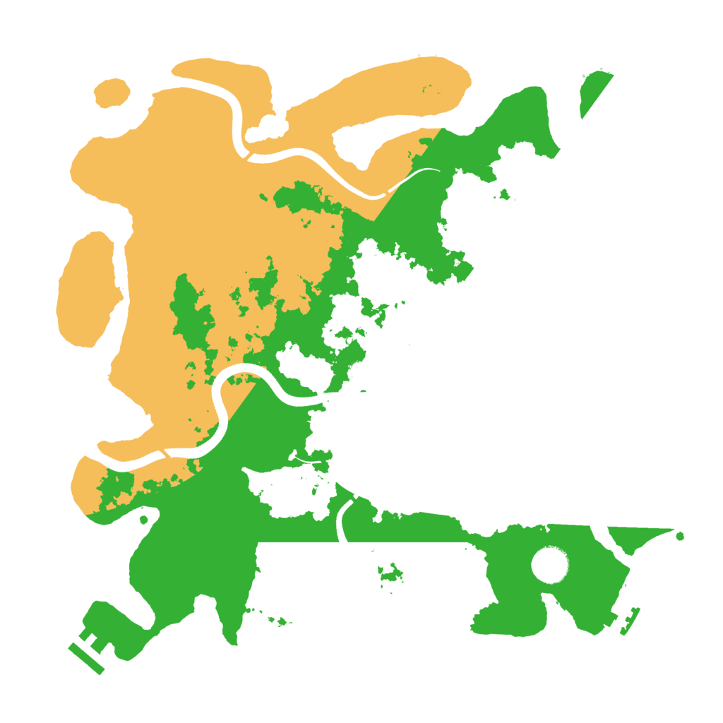 Biome Rust Map: Procedural Map, Size: 3500, Seed: 1330545306