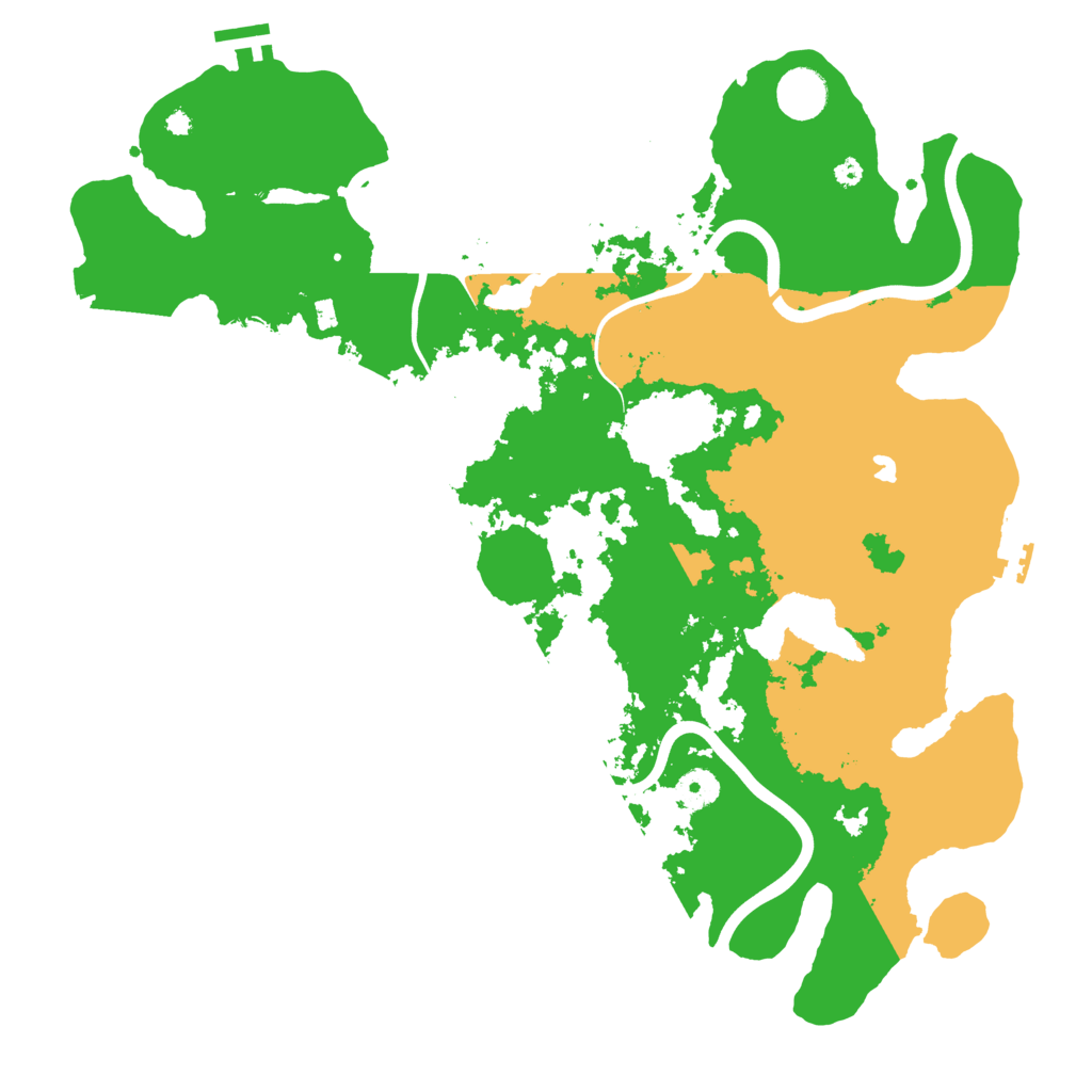Biome Rust Map: Procedural Map, Size: 4000, Seed: 12505831