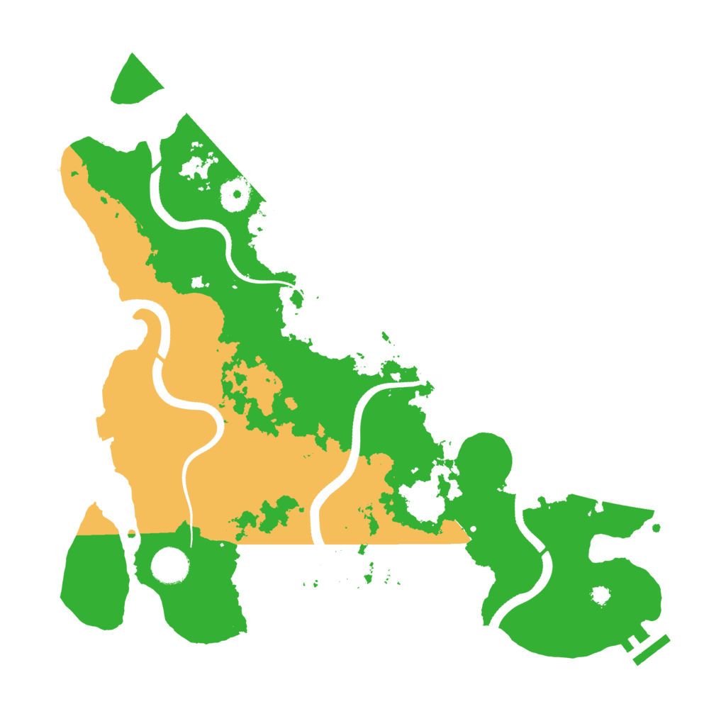 Biome Rust Map: Procedural Map, Size: 3500, Seed: 712948958