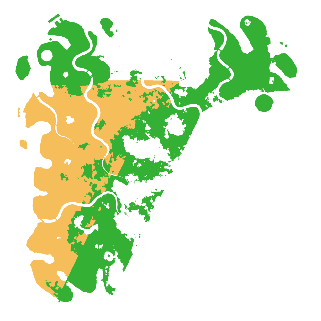 Biome Rust Map: Procedural Map, Size: 5000, Seed: 1843369613