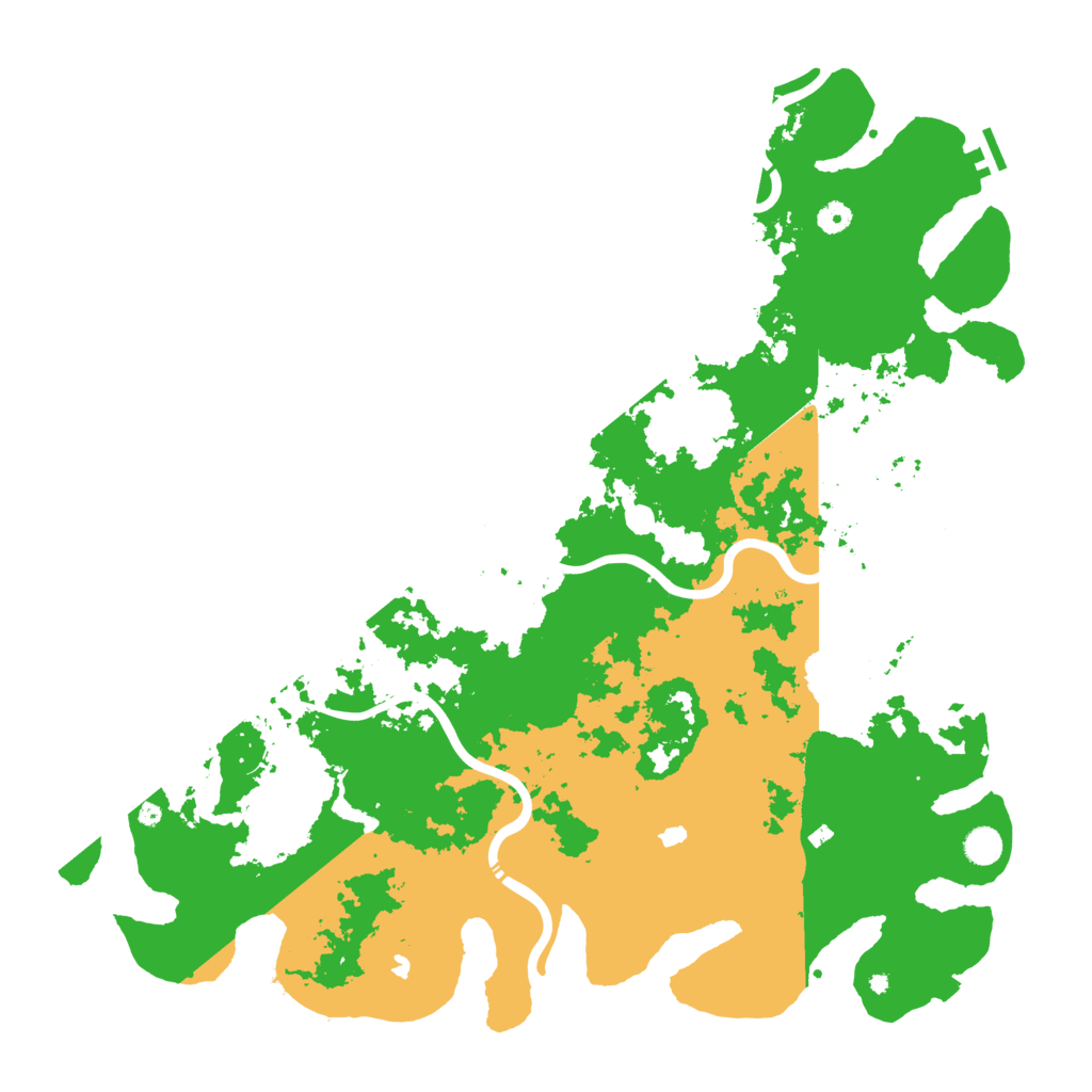 Biome Rust Map: Procedural Map, Size: 5000, Seed: 42654