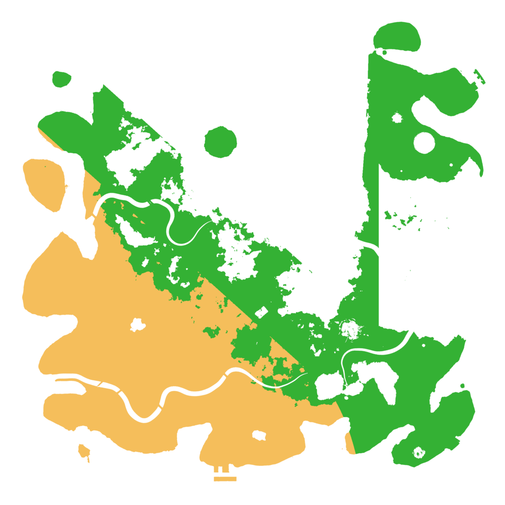 Biome Rust Map: Procedural Map, Size: 4500, Seed: 575198260