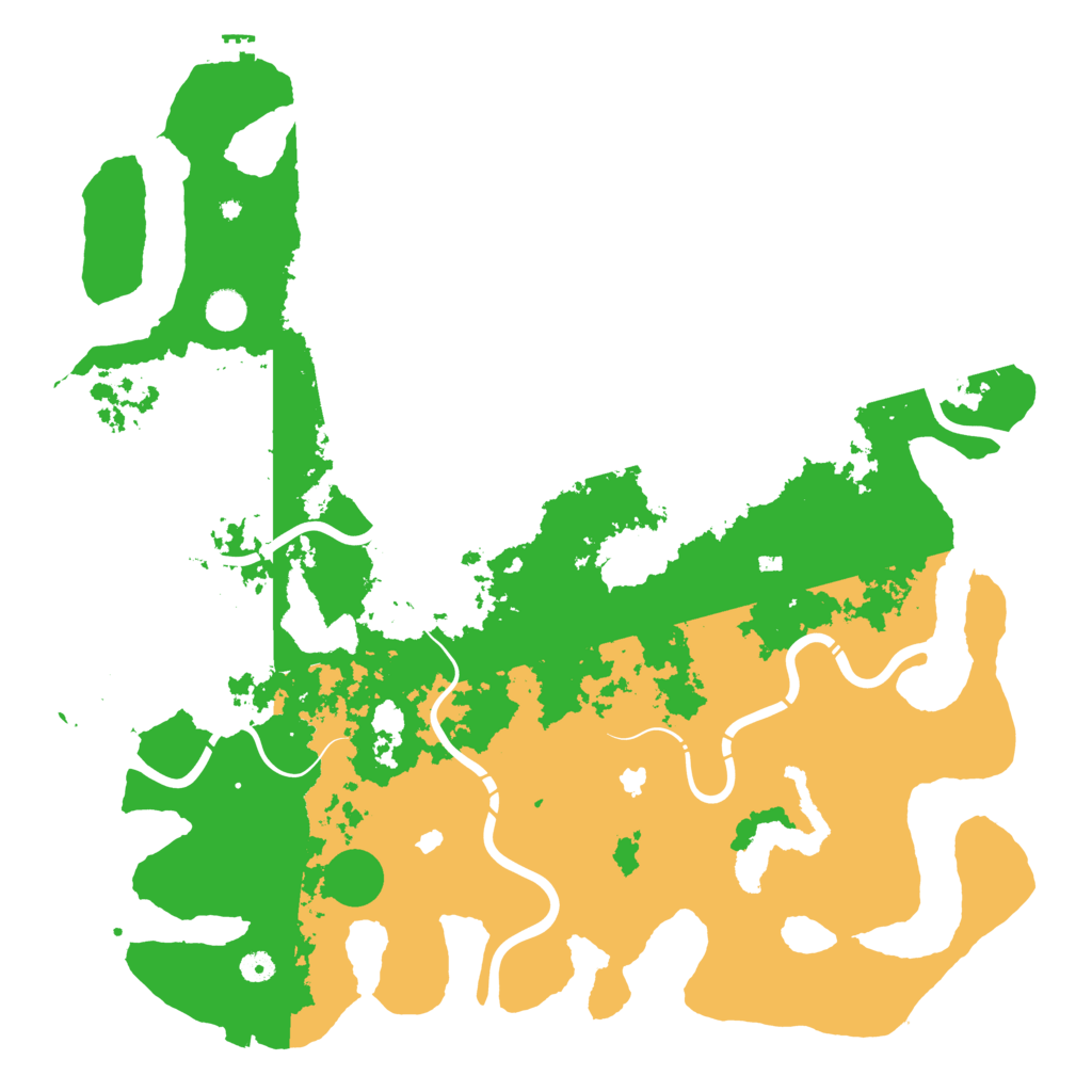 Biome Rust Map: Procedural Map, Size: 5000, Seed: 247803