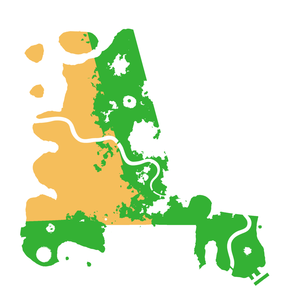 Biome Rust Map: Procedural Map, Size: 3500, Seed: 650987829