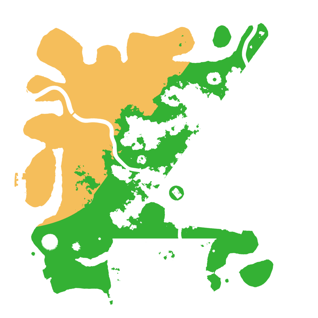 Biome Rust Map: Procedural Map, Size: 3500, Seed: 300913611