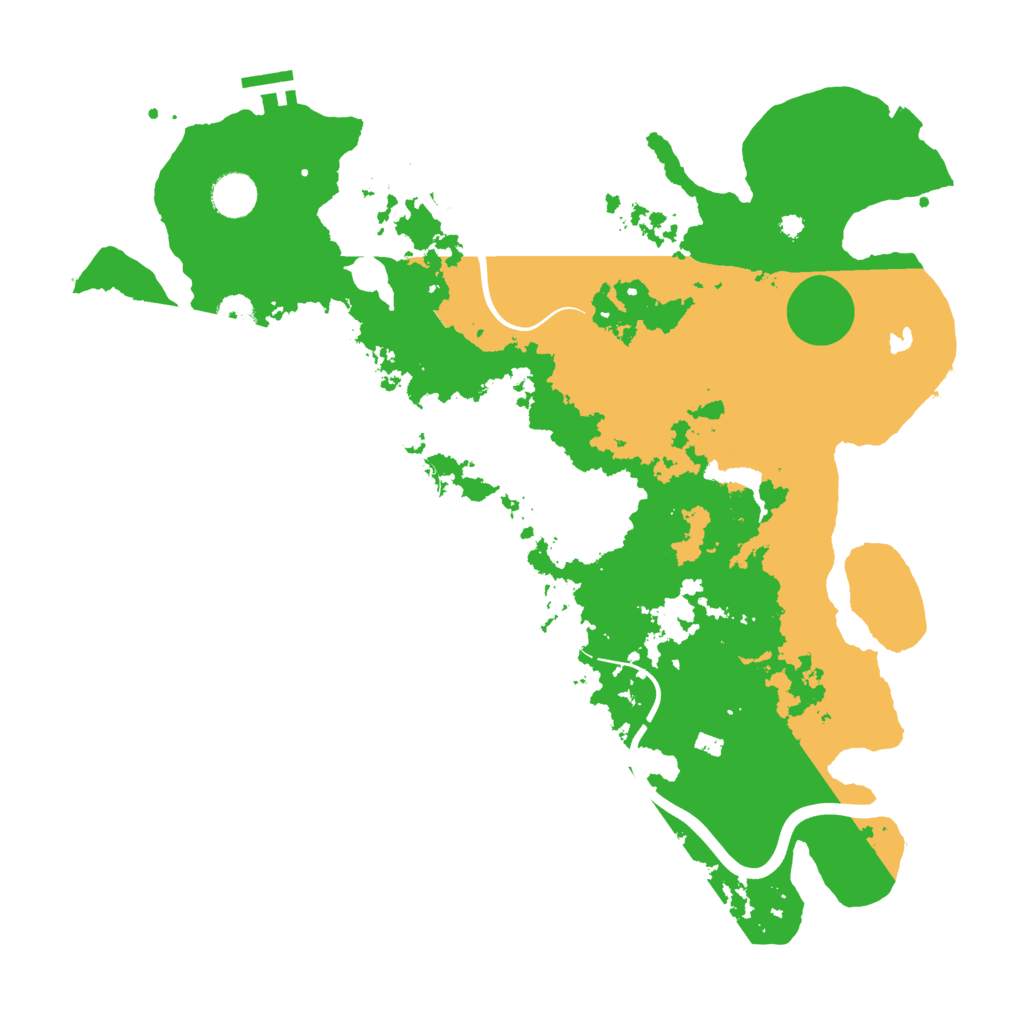 Biome Rust Map: Procedural Map, Size: 4000, Seed: 451251562