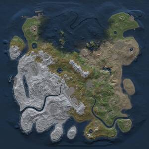 Thumbnail Rust Map: Procedural Map, Size: 4000, Seed: 451251562, 16 Monuments