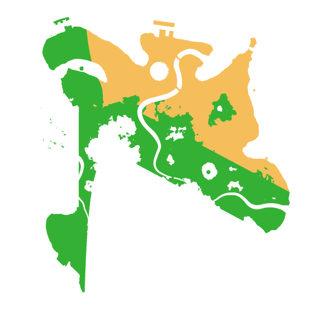 Biome Rust Map: Procedural Map, Size: 3000, Seed: 1829753504