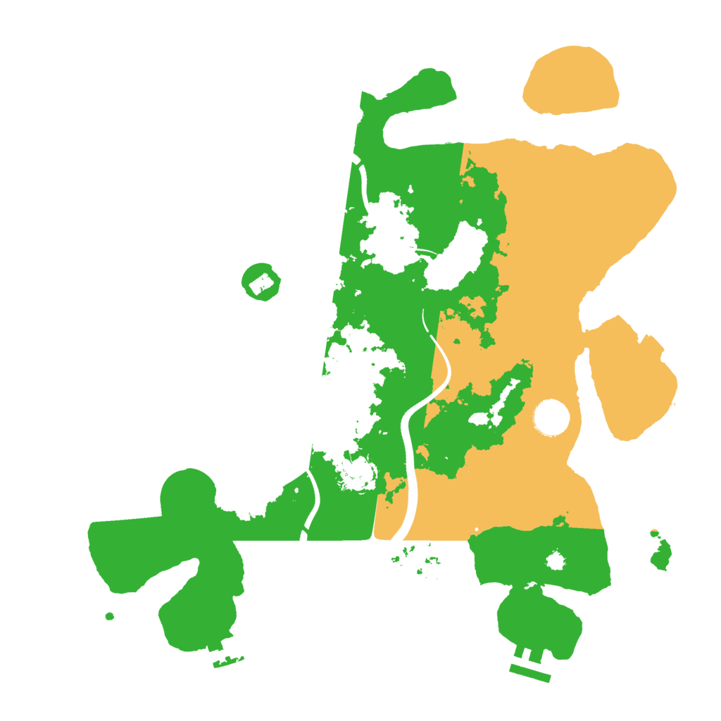 Biome Rust Map: Procedural Map, Size: 3500, Seed: 1446693441