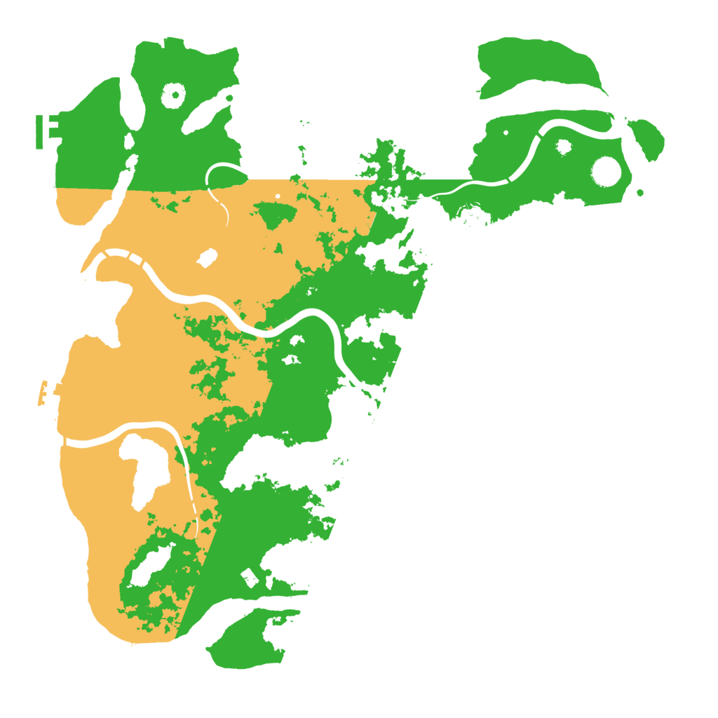 Biome Rust Map: Procedural Map, Size: 4250, Seed: 1657805070