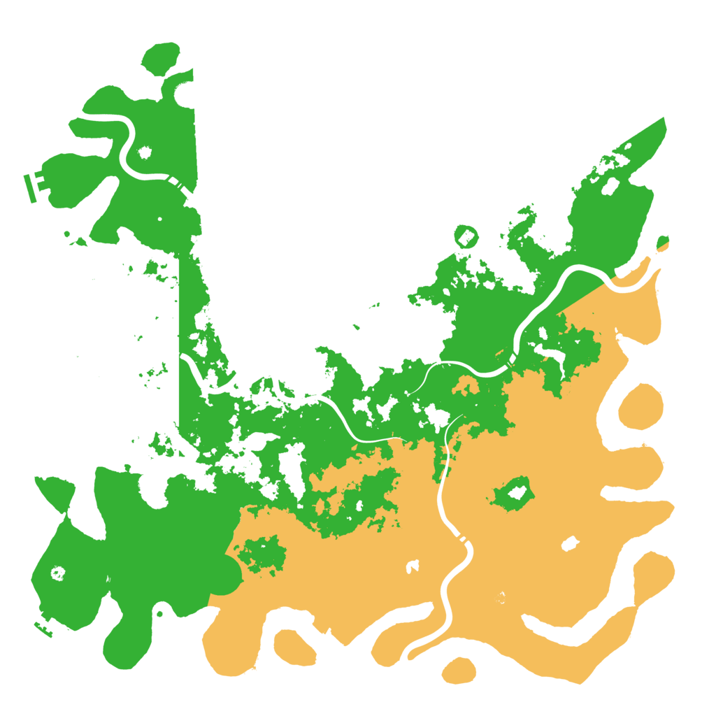 Biome Rust Map: Procedural Map, Size: 5000, Seed: 1415769809