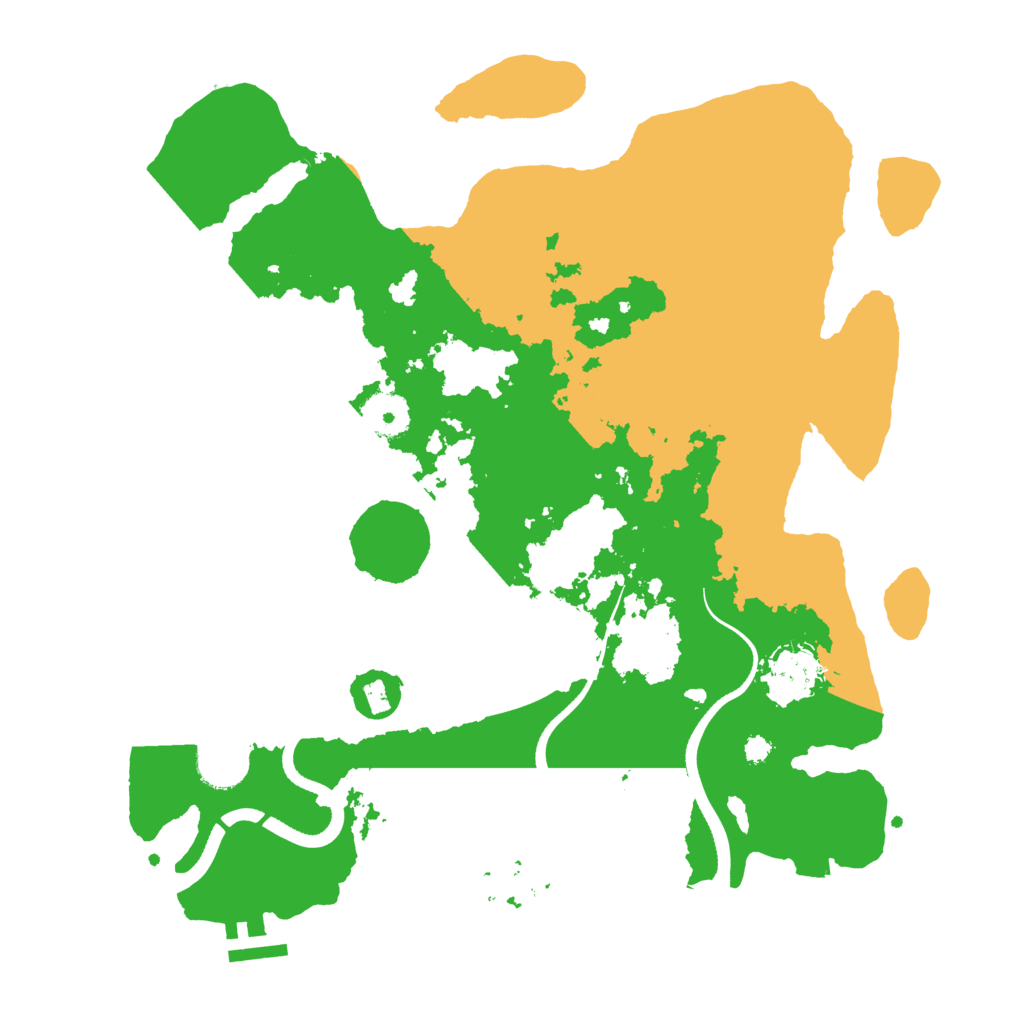 Biome Rust Map: Procedural Map, Size: 3500, Seed: 1781746038