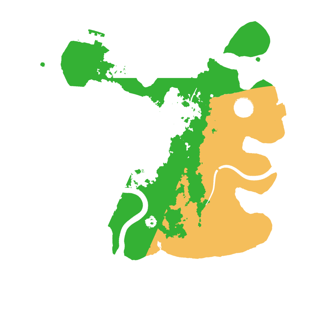 Biome Rust Map: Procedural Map, Size: 2800, Seed: 649197501