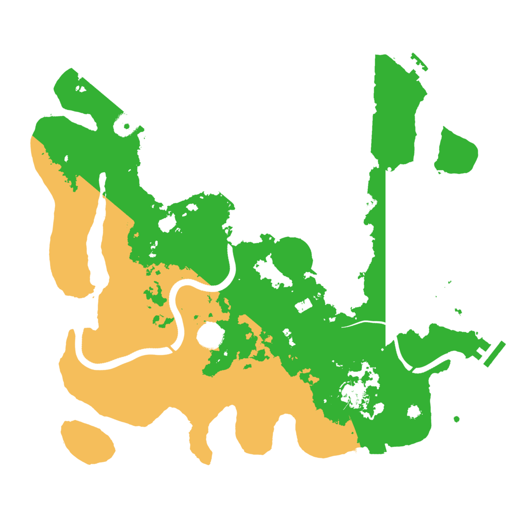 Biome Rust Map: Procedural Map, Size: 3500, Seed: 577582582