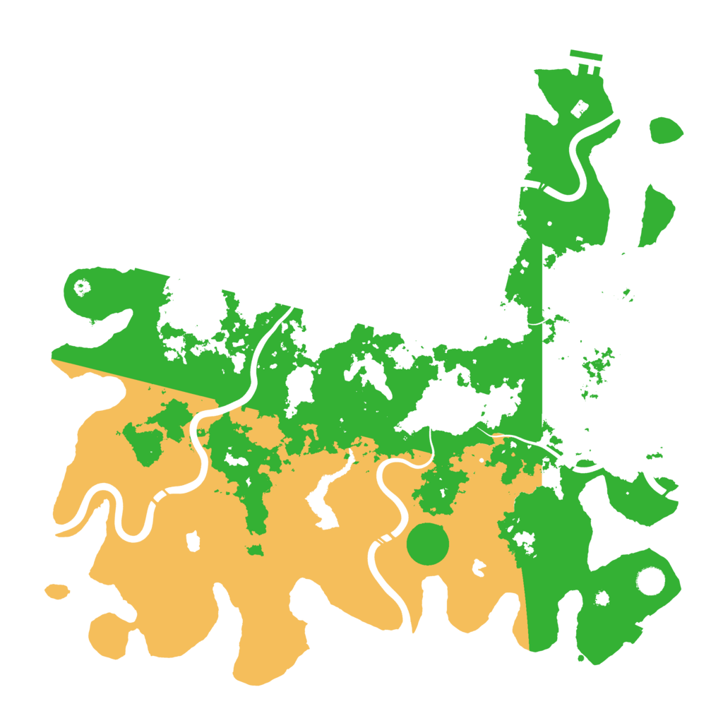 Biome Rust Map: Procedural Map, Size: 4500, Seed: 17436021