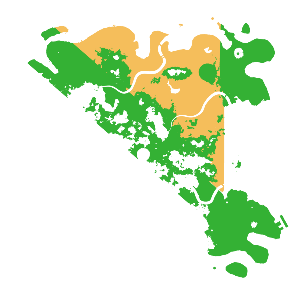 Biome Rust Map: Procedural Map, Size: 4500, Seed: 598852690