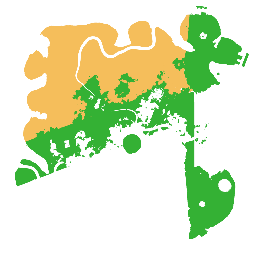 Biome Rust Map: Procedural Map, Size: 3750, Seed: 129880080