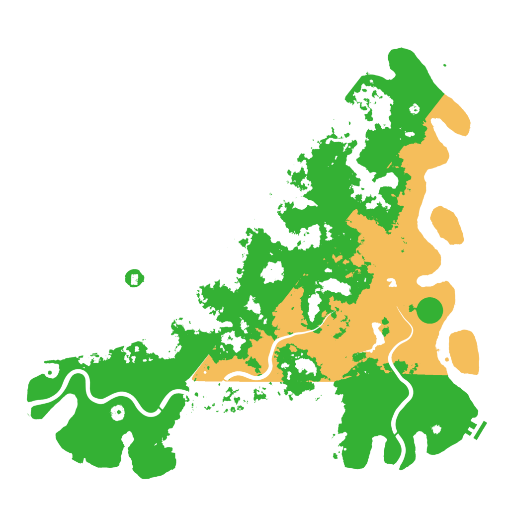 Biome Rust Map: Procedural Map, Size: 5100, Seed: 775673771