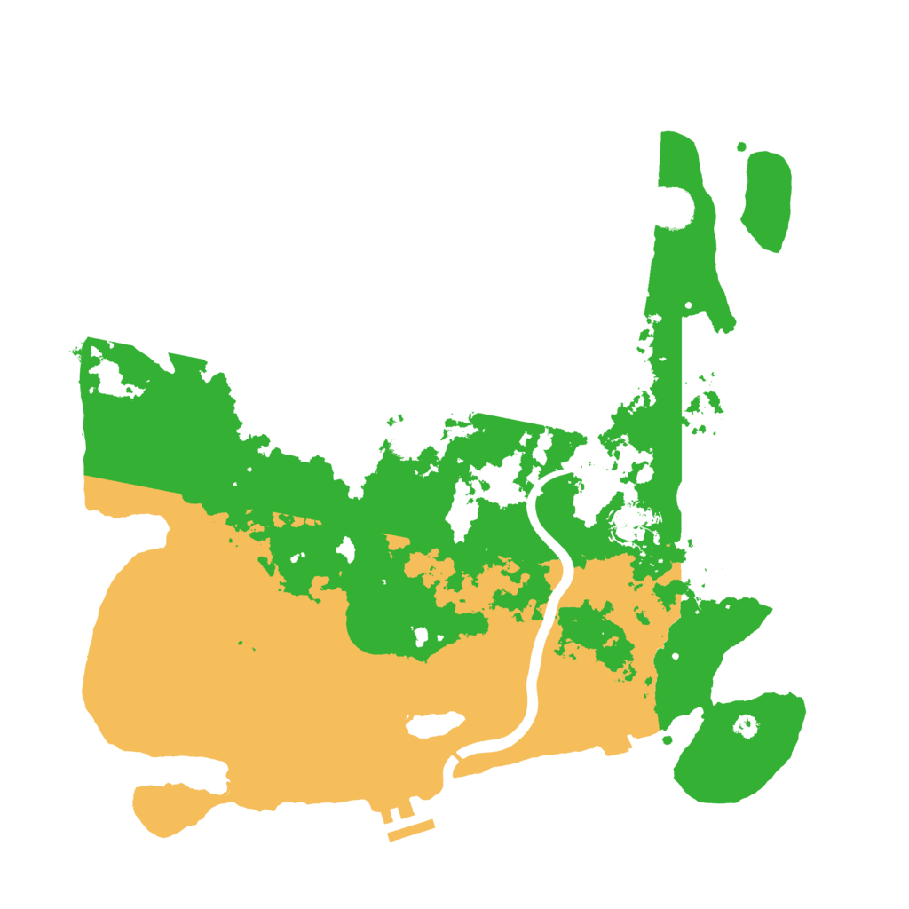 Biome Rust Map: Procedural Map, Size: 3850, Seed: 11