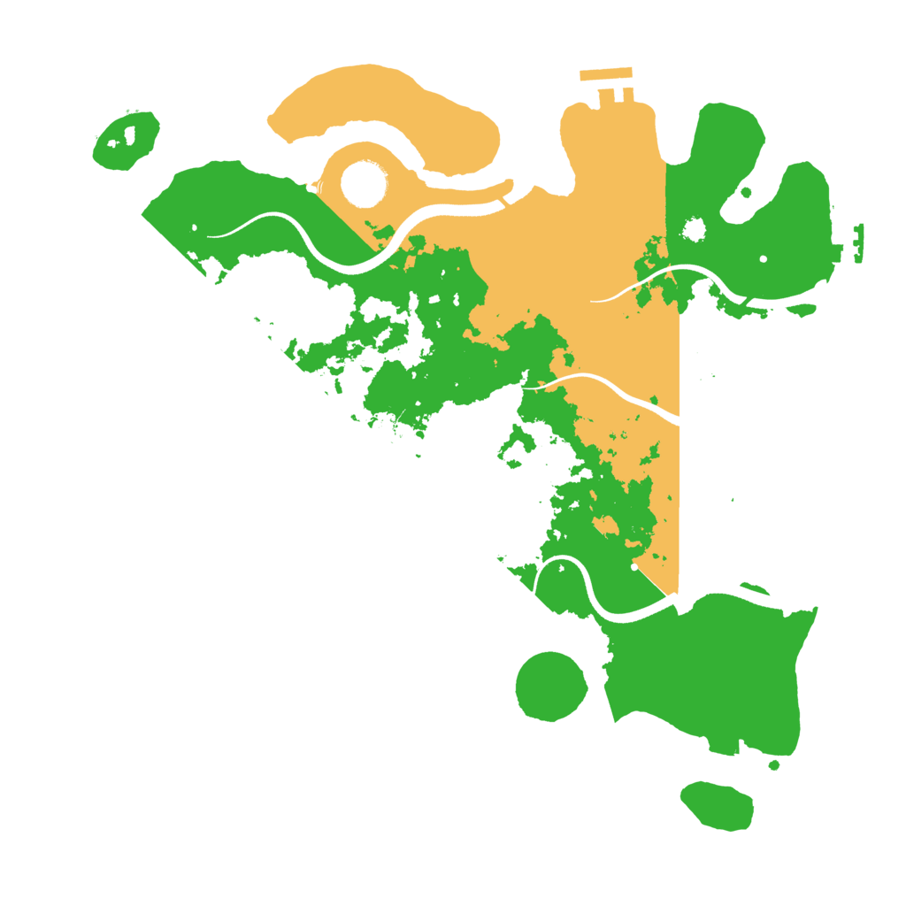 Biome Rust Map: Procedural Map, Size: 3500, Seed: 1144694367