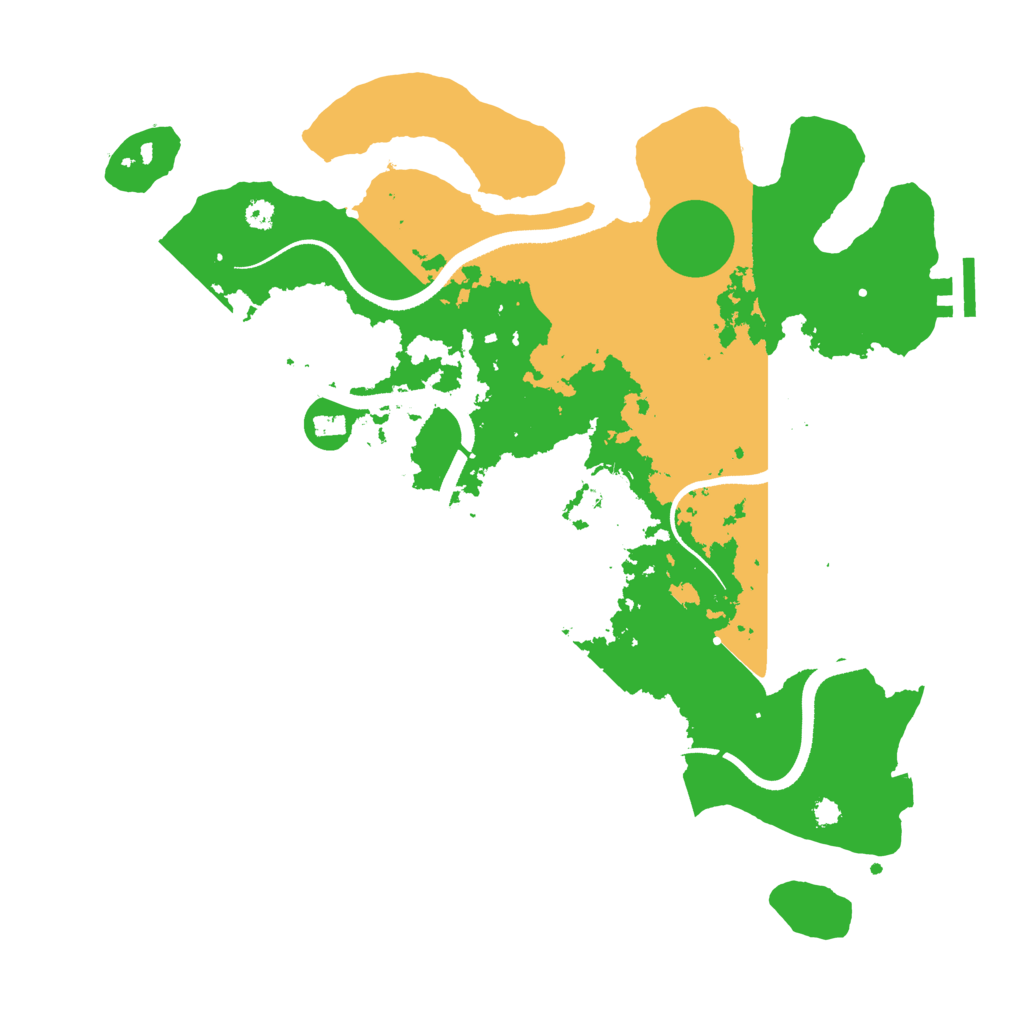 Biome Rust Map: Procedural Map, Size: 3500, Seed: 1144694367