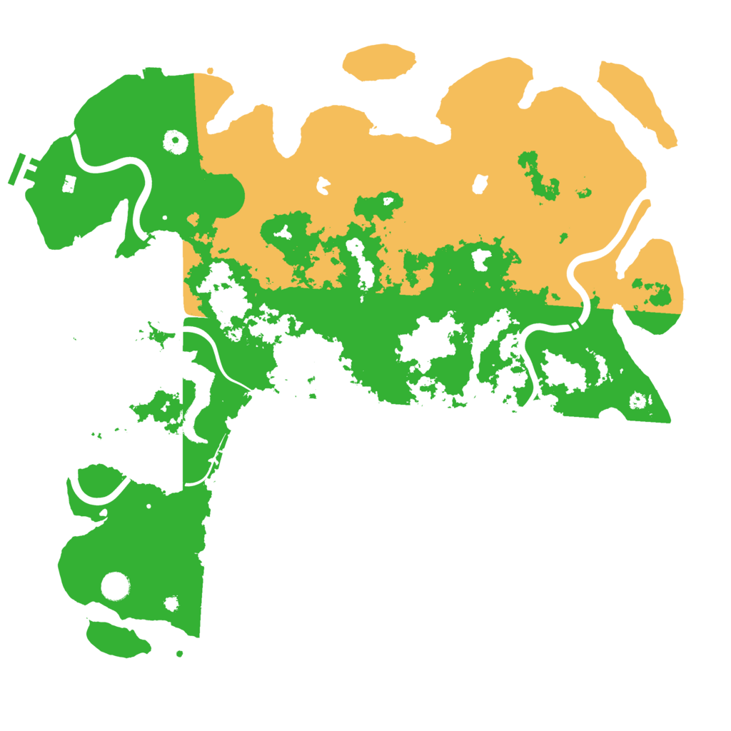 Biome Rust Map: Procedural Map, Size: 4500, Seed: 194904142