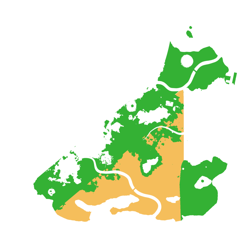 Biome Rust Map: Procedural Map, Size: 3500, Seed: 1289824963