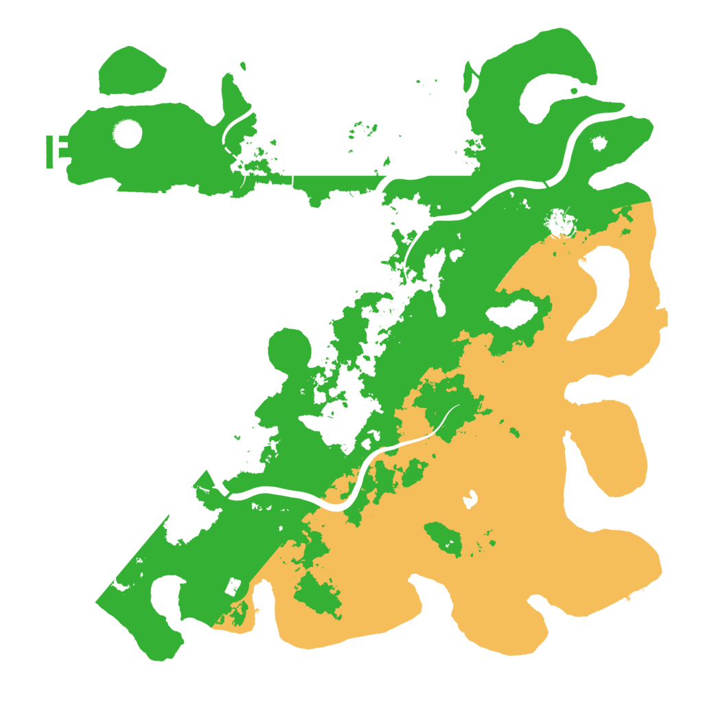 Biome Rust Map: Procedural Map, Size: 4300, Seed: 83615