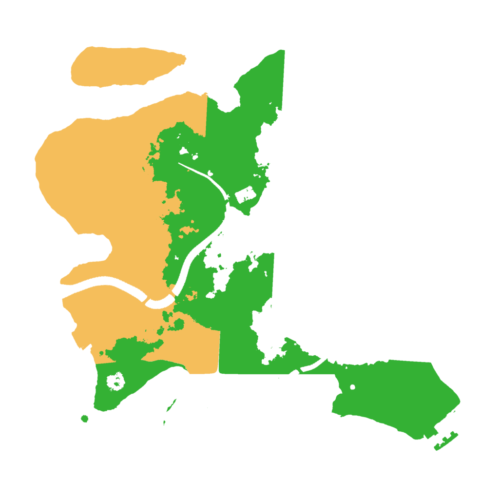 Biome Rust Map: Procedural Map, Size: 2800, Seed: 2058333677