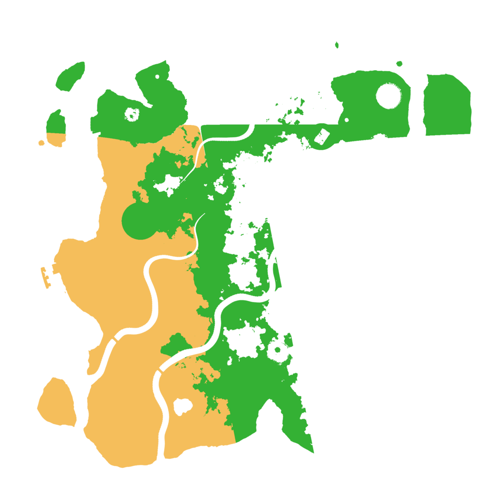 Biome Rust Map: Procedural Map, Size: 3500, Seed: 1999177461