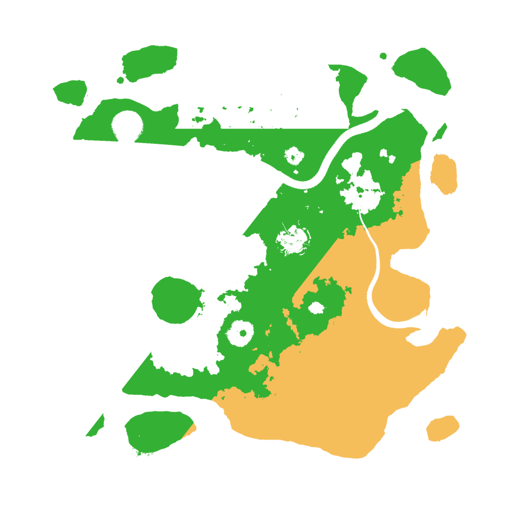 Biome Rust Map: Procedural Map, Size: 3000, Seed: 112170083