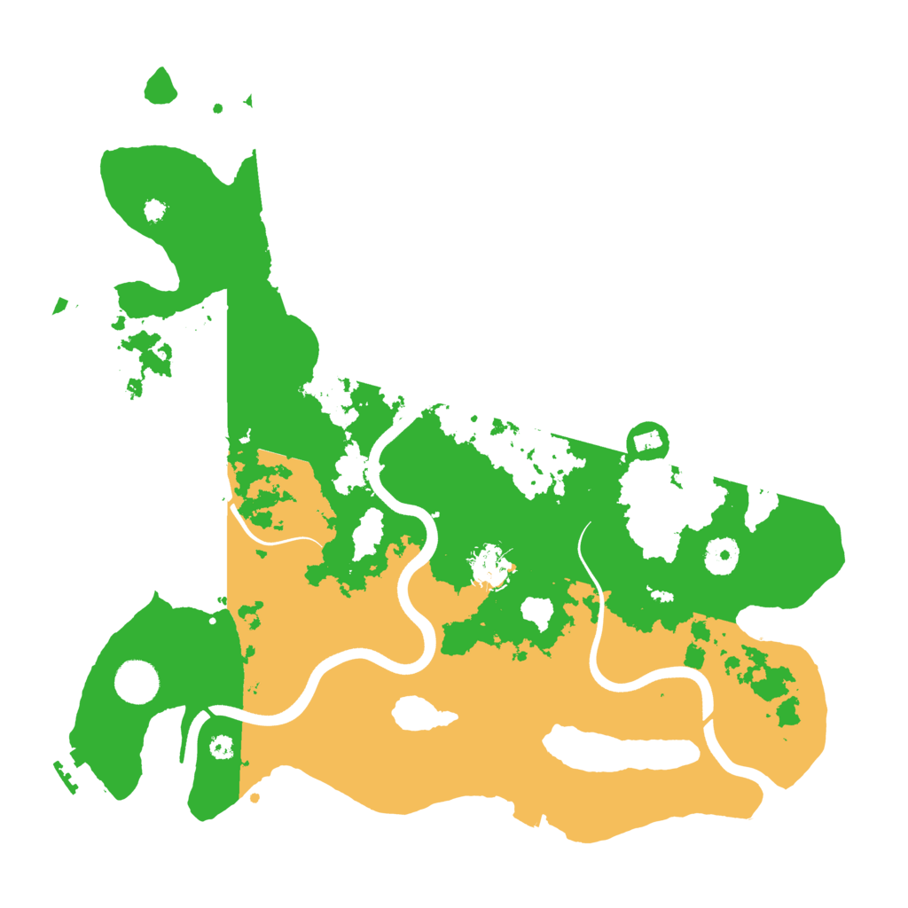 Biome Rust Map: Procedural Map, Size: 3750, Seed: 1191067581