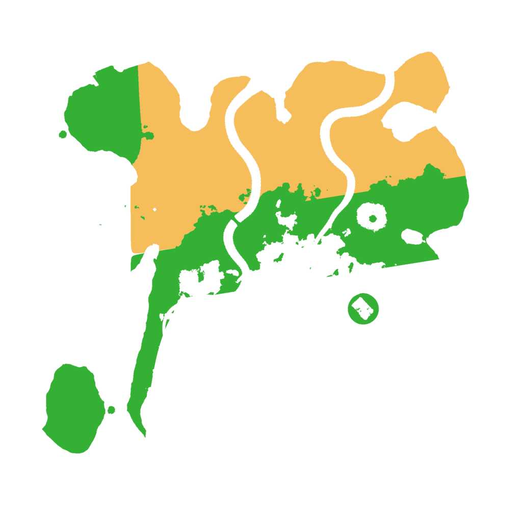 Biome Rust Map: Procedural Map, Size: 2700, Seed: 59875