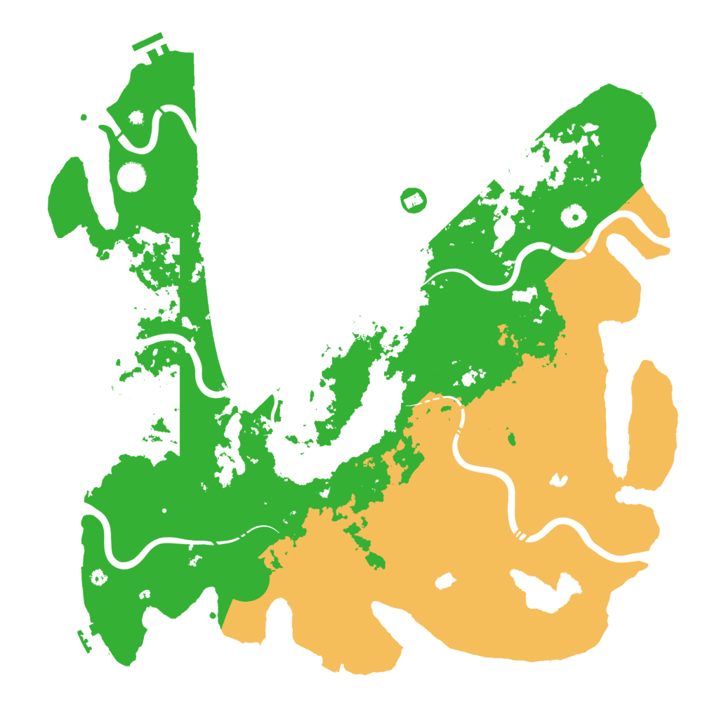 Biome Rust Map: Procedural Map, Size: 4500, Seed: 963673025