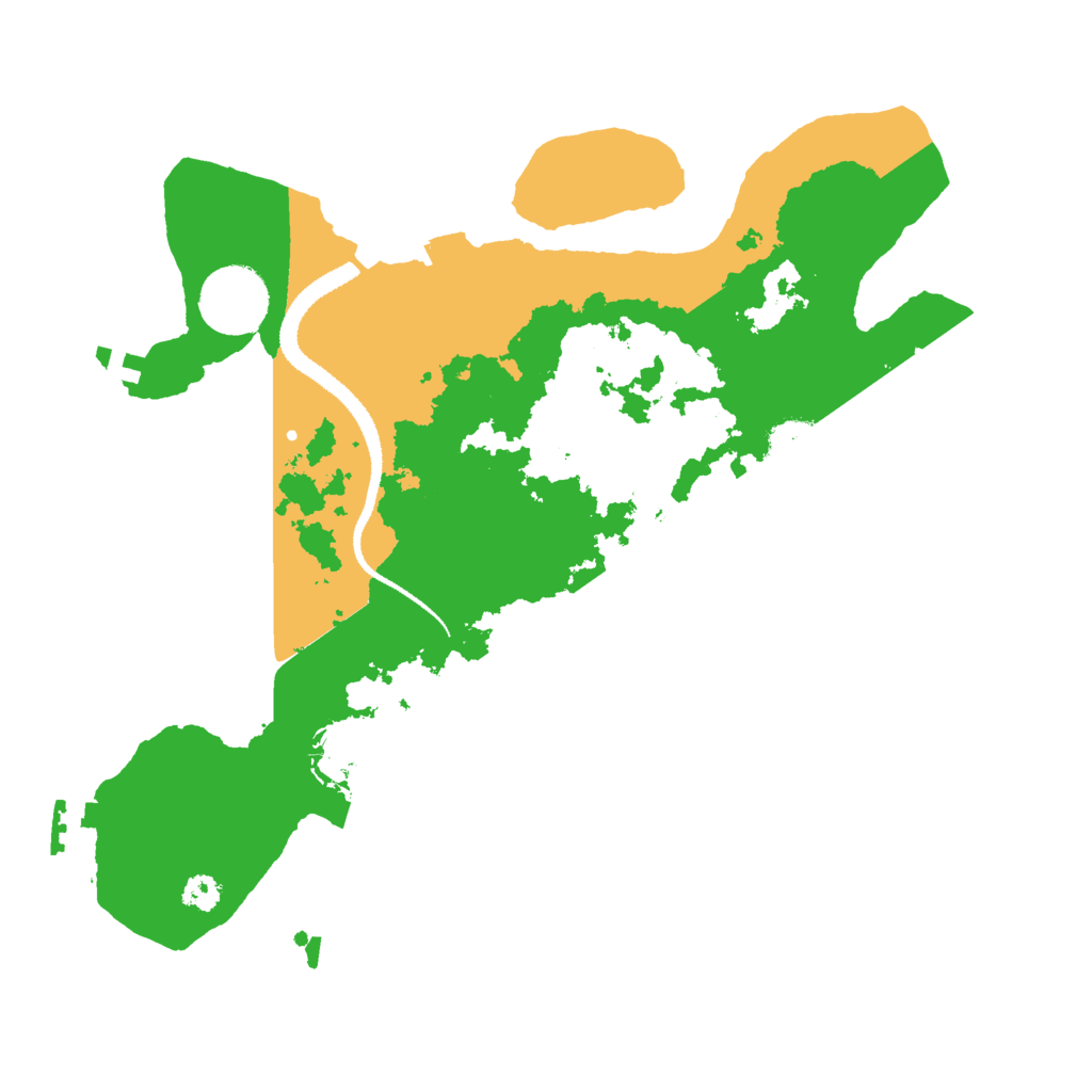 Biome Rust Map: Procedural Map, Size: 3000, Seed: 130137688
